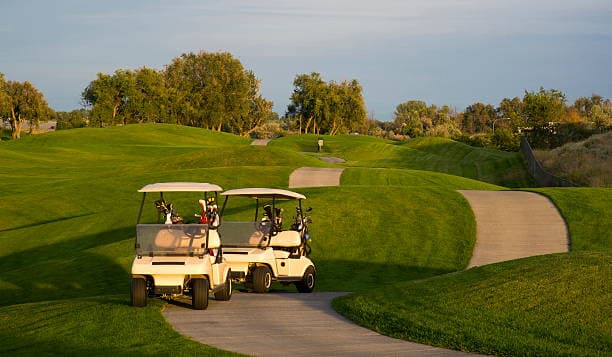 Golf course grounds and cart paths in Cayce, SC maintained by pressure washing