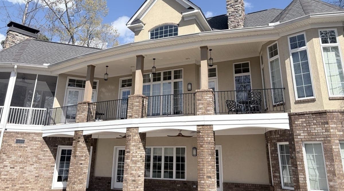 Beautiful home after professional pressure washing
