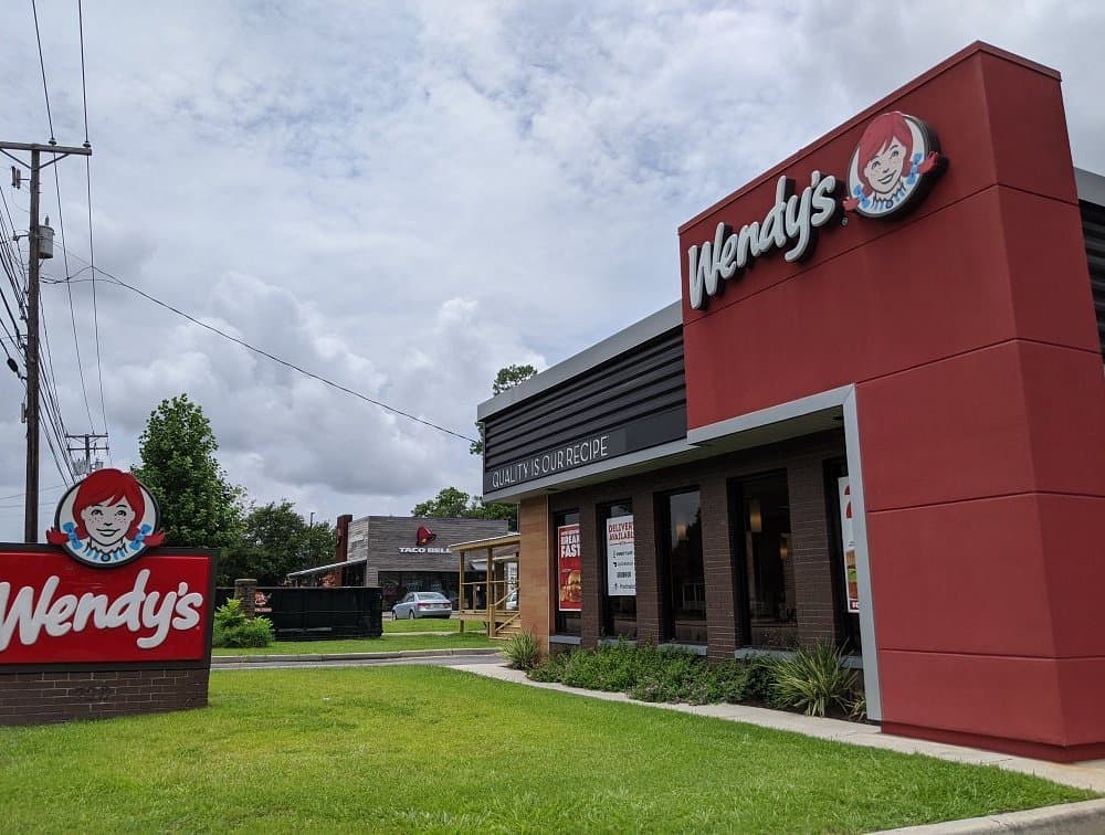 Restaurant exterior after professional pressure washing service