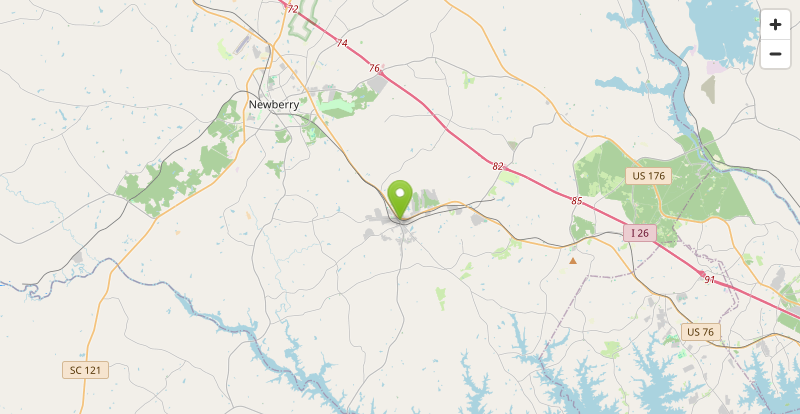 Map of our Prosperity, SC service area
